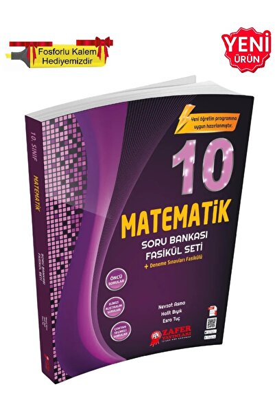 Zafer Yayınları 2026 - 10. Sınıf MATEMATİK Fasikül Soru Bankası - YENİ + Hediye
