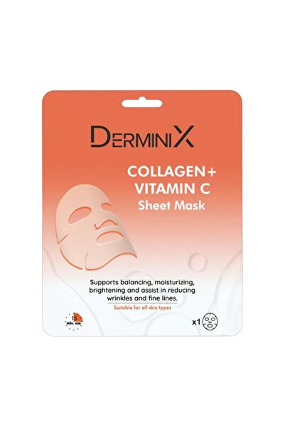 Derminix Collagen + Vitamin C Sheet Mask – 1 Sheet