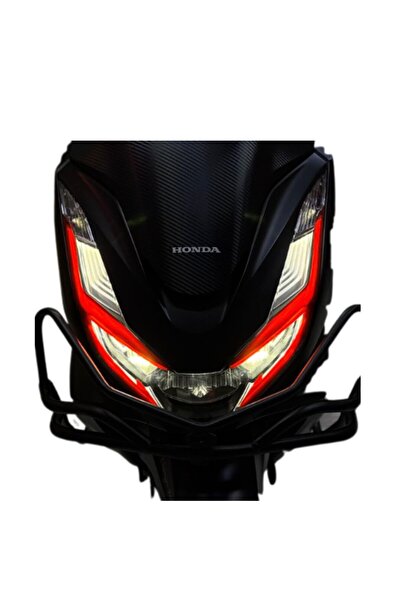 sticker PCX 2021 2024 Far Filmi Kırmızı Folyo