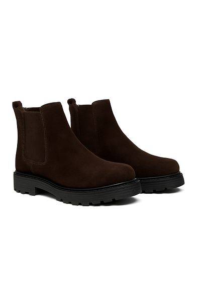 Growish Gre0157-2 Genuine Suede Leather Non-Slip No Odor Thick Sole Chelsea Top Quality Boots