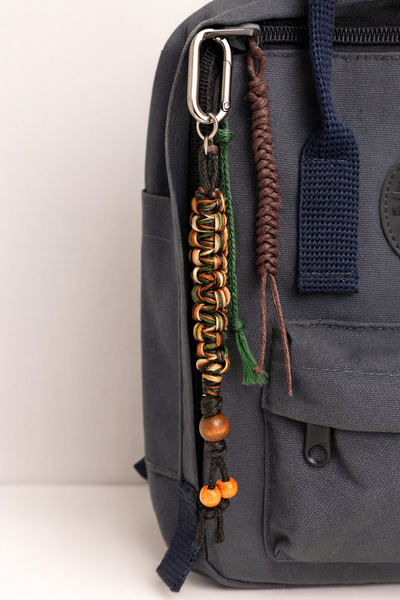 She Sells Back to School Charm – She Sells Handmade Paracord Bag Ornament & Keychain/Belt Accessory