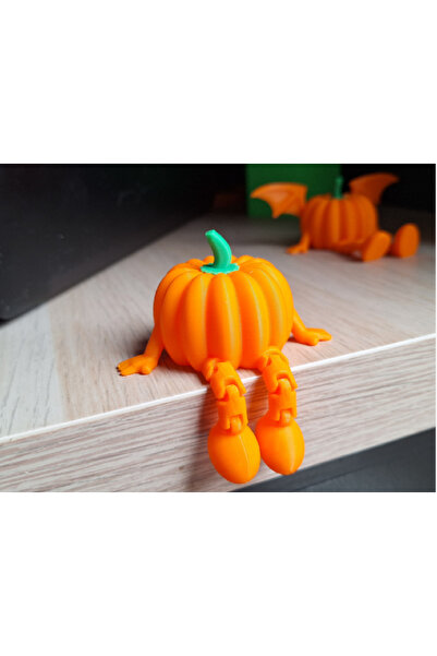 Mescolare Şirin Oturan Bal Kabağı Oturan Pumpkin Dekoratif Halloween Cadılar ...