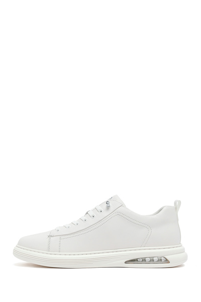 Derimod Men's White Lace-Up Leather Sneaker 25Wfd692418