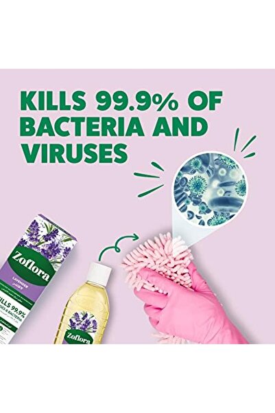 Zoflora 3-in-1 Multipurpose Concentrated Disinfectant by - Lavender Scent - 250ml