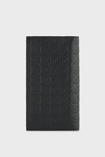 Emporio Armani All with Logo Leather Wallet Men Wallet Em001742 Af14774 Uc001