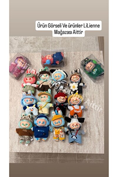 LİLİ ENNEE Lilienne Labubu Anahtarlık ( Görselin aynısı gönderilecektir. )