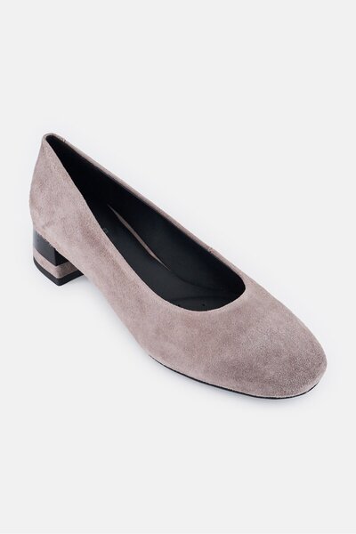 Geox Women D Chloo Slip On Pumps, Dark Grey