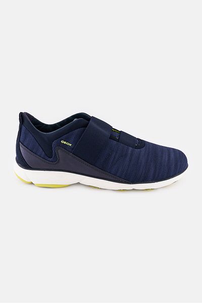 Geox Men Nebula Mesh Slip On Casual Shoes, Navy