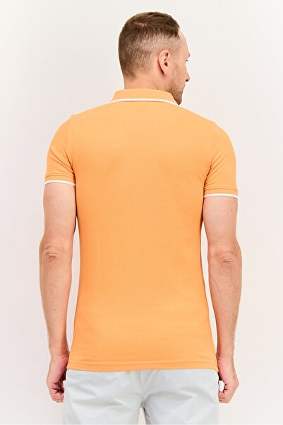 Puma Men Sportswear Fit Short Sleeves Outdoor Polo Shirt, Orange