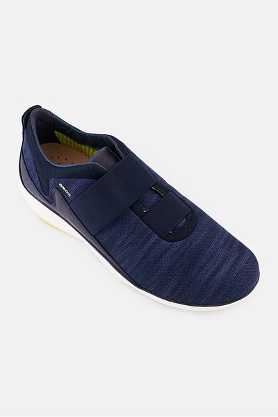 Geox Men Nebula Mesh Slip On Casual Shoes, Navy