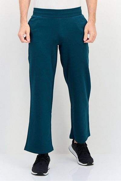 Puma Men Sportswear Fit Brand Logo Outdoor Sweatpants, Dark Green