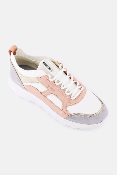 Geox Women Brand Logo Lace Up D Spherica Shoes, Multicolor