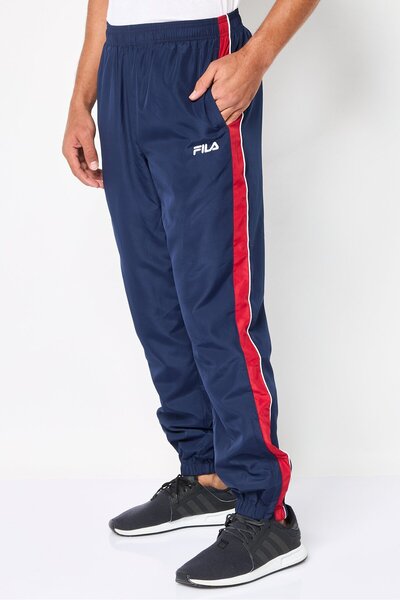FILA Men Sportswear Fit Training Track Pants, Navy Blue