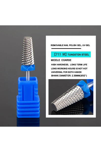 Choice1 711 M 5 في 1 قاطع طحن من كربيد التنجستن لقمة مثقاب أظافر لآلة مانيكير...