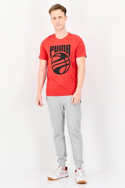Puma Men Sportswear Fit Short Sleeve Outdoor T-shirt, Red