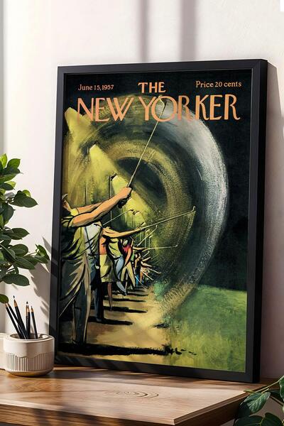Saturn Tabloul înrămat The New Yorker 15 iunie 1957 - Arcași