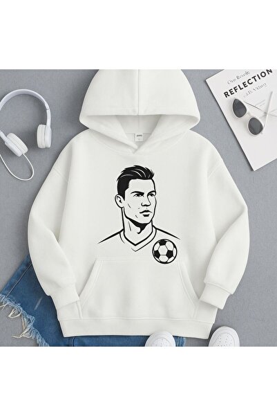 CLASSY.MODA Φούτερ με κουκούλα Cristiano Ronaldo Πορτογαλίας Εθνικής Ομάδας μ...