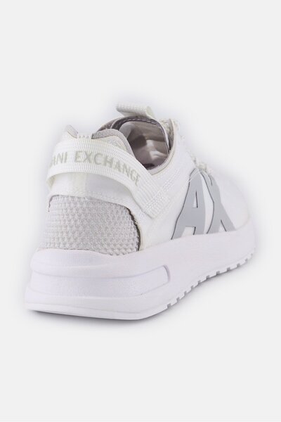 Armani Exchange Men Lace Up Casual Shoes, White
