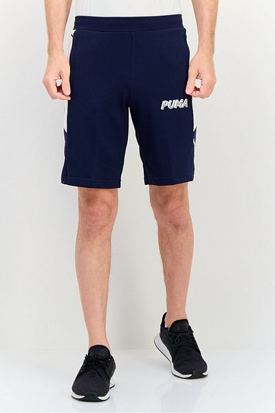 Puma Men Sportswear Fit Drawstring Outdoor Shorts, Navy