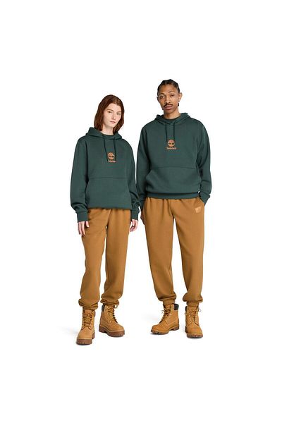 Timberland Print Stack Logo (Bb) Hoodie Men's Green Sweatshirt Tb0A6Wza3171