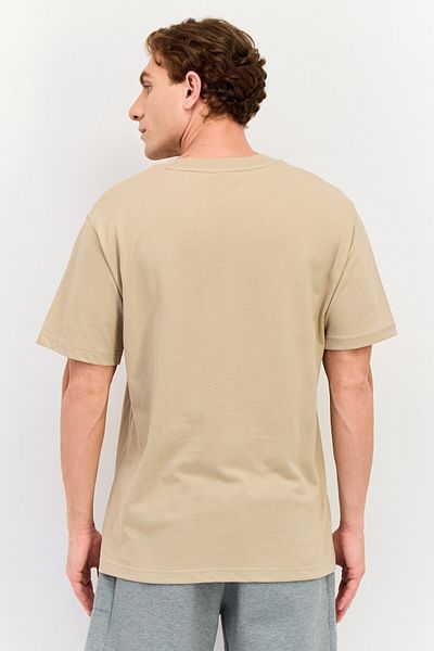 New Balance Men Relaxed Fit Short Sleeve Outdoor T-Shirt, Tan