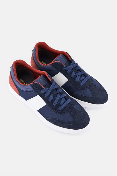 Geox Men Lace Up Casual Shoes, Navy Blue