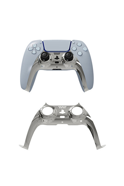 Choice غطاء وحدة تحكم بديل من الكروم الفضي DIY مع زخارف لامعة وغطاء لوحات مخصصة