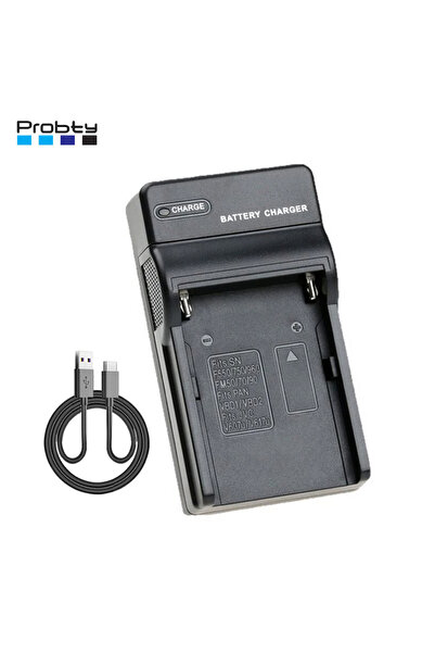 PROBTY شاحن بطارية NP-F550 لكاميرات سوني NP-FM50، FM70 FM30، FM500H، F570، F7...