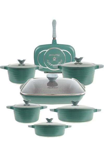 sharpdo Sharbedo Non-Stick Cookware Set, Green