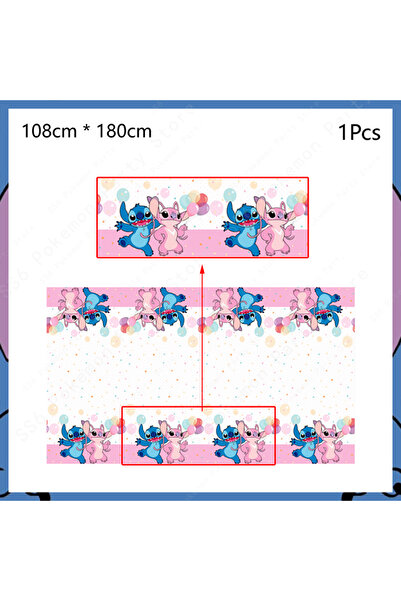 Choice7 Tablecloth 1Pcs Disney Lilo and Stitch Birthday Party Decoration Girl Boy Disposable Tableware Plate