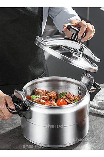 sharpdo Sharbedo Pressure Cooker 11L, Aluminum Compatible with Induction