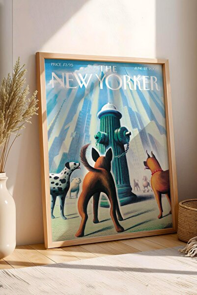 Saturn Tabloul cu rame The New Yorker 27 iunie 2005 - Tabloul Ziua Câinelor d...