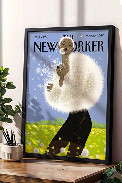 Saturn Tabloul înrămat The New Yorker 16 martie 2020 - Tabloul de păpădie