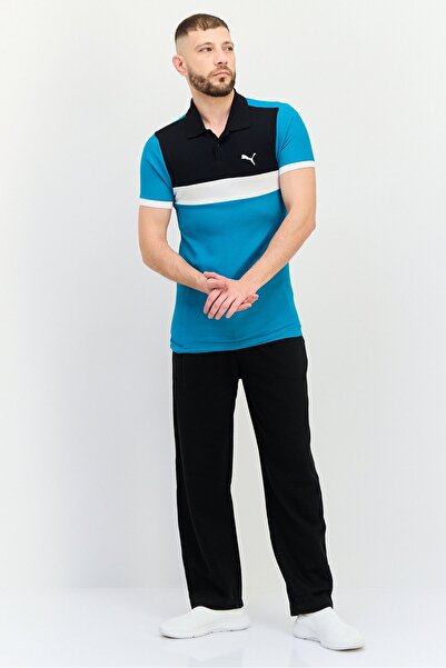Puma Men Sportswear Fit Short Sleeves Outdoor Polo Shirt, Multicolor
