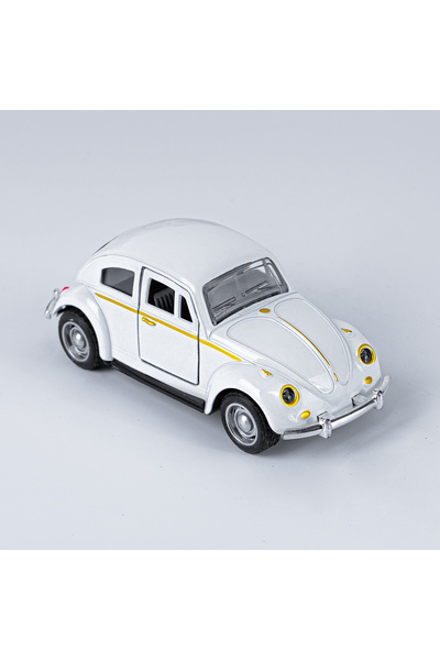 Choice5 SL-1126-W سيارة بيتل كلاسيكية بمقياس 1:36، ببابين من سبائك معدني، منا...