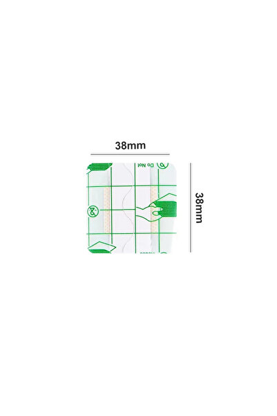 Choice 50pcs 38x38mm 50PCS 38*38mm Transparent PU Square Band-Aid Waterproof Adhesive Bandage Protective St