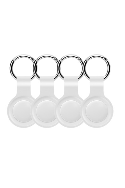 Choice جهاز تعقب Air Tags من شركة White-Pack 4، يعمل مع تطبيق Find My APP من Apple، لتحديد موقع الأمتعة