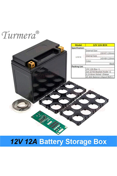 Choice Black Bracket BMS Turmera 12V 12Ah to 14Ah Motorcycle Battery Storage ...