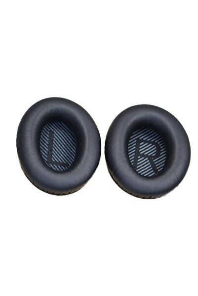Choice وسائد أذن بديلة سوداء اللون LR لسماعات BOSE QuietComfort QC 2 15 25 35 qc35 ii BOSE QC35