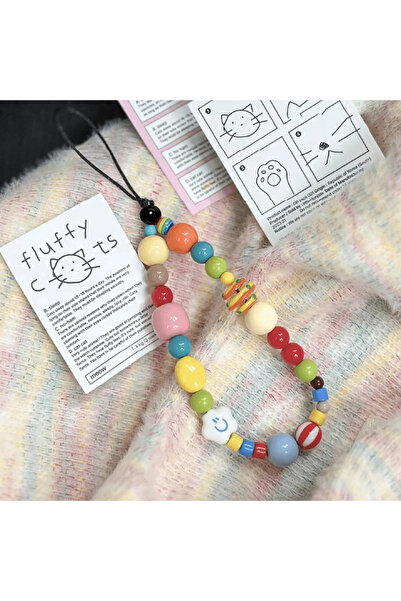 Choice Blue / Green Colored Cloud Paradise Phone Chain Pendant Strap for IPho...
