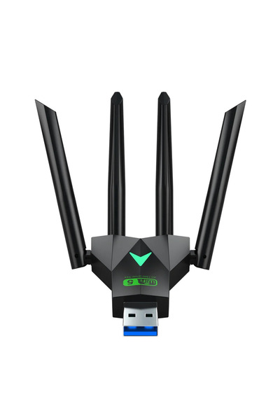Choice black WiFi USB Adapter 1300Mbps 2.4G/5Ghz Dual Band USB3.0 Wi-Fi Dongle 802.11AC 4-Antenna Wireless