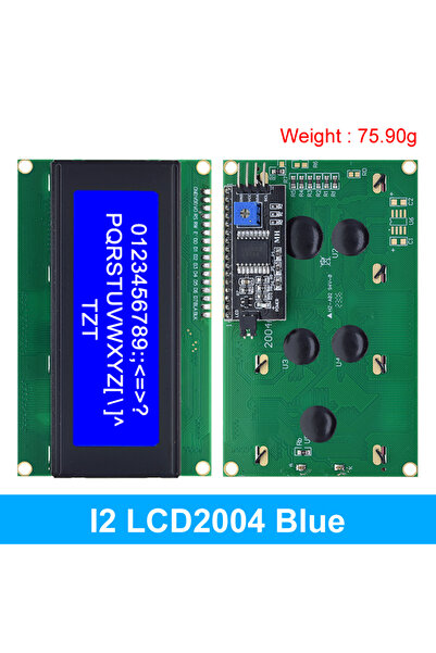 Choice شاشة LCD زرقاء I2 LCD2004+I2C 2004 20x4 2004A شاشة زرقاء/خضراء HD44780...