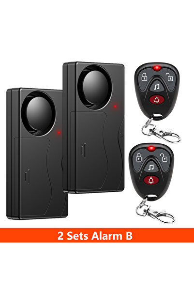 Choice3 2 Sets Alarm-B Awapow Wireless Vibration Bike Alarm With Remote Contr...