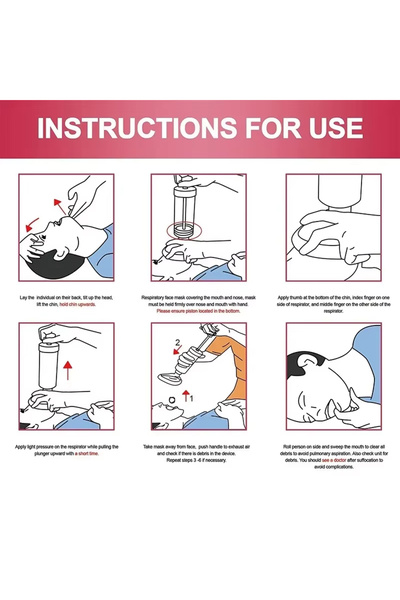 Choice 3.0 جهاز محمول مضاد للاختناق جهاز شفط مضاد للاختناق لإنقاذ الحياة في حالات الطوارئ...