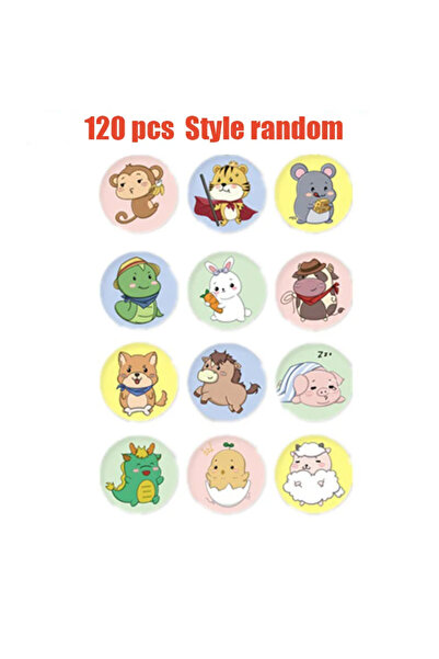Choice4 نمط عشوائي 120p 10/60/120 قطعة نمط حيوان كرتوني ضمادات لاصقة لوقف الن...