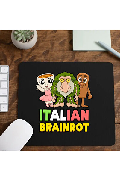 OEM Mousepad Brainrot Italian Patapim Sahur Ballerina