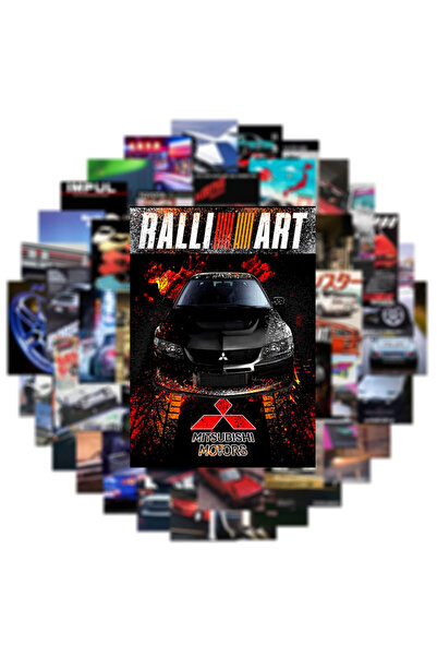 Choice 50 قطعة من ملصقات جرافيتي JDM لزجاجات المياه والكمبيوتر المحمول والهات...