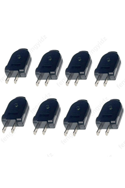 Choice مجموعة من 8 قطع من fengyidz، 3/6/8 قطع، قابس طاقة قياسي أمريكي دوار بزاوية 90 درجة مع دبوسين مسطحين