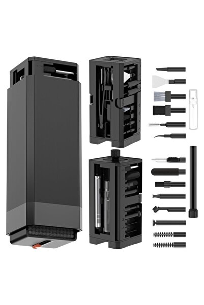 Choice1 مجموعة تنظيف عميق متعددة الوظائف 32 في 1، باللون الأسود، لمنافذ iPhon...