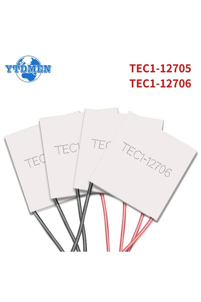 YTDMEN TEC1-12705 1PCS TEC1-12706 12705 12706 Thermoelectric Cooler Peltier 40*40mm 12V Cooling Peltier Ele